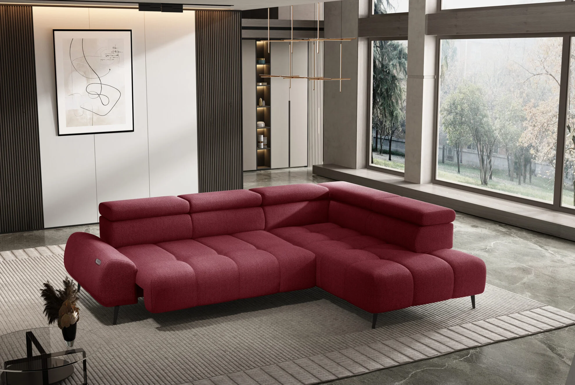 Mavel L Ecksofa